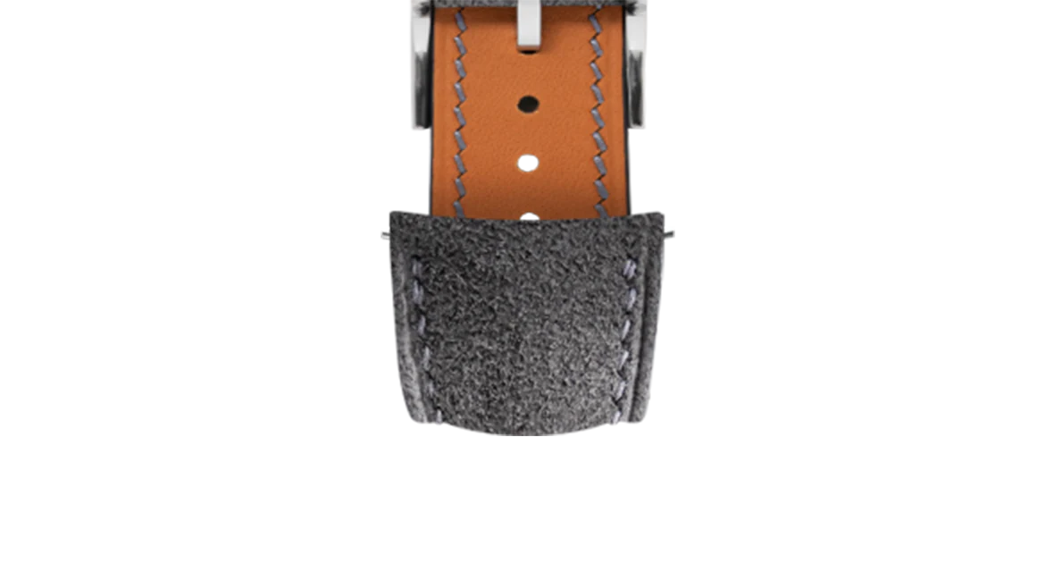 Dark Grey Alcantara Signature (Curved) Strap - Image 5