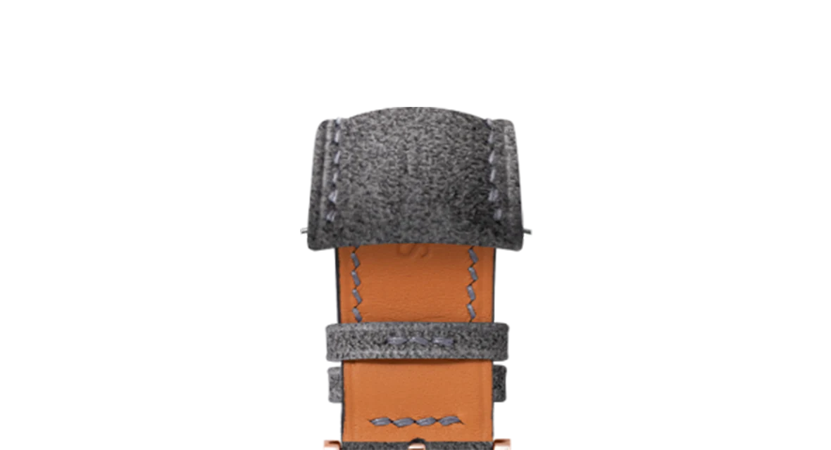 Dark Grey Alcantara Signature (Curved) Strap - Image 6