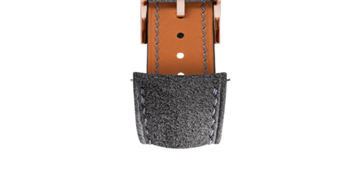 Dark Grey Alcantara Signature (Curved) Strap - Image 7