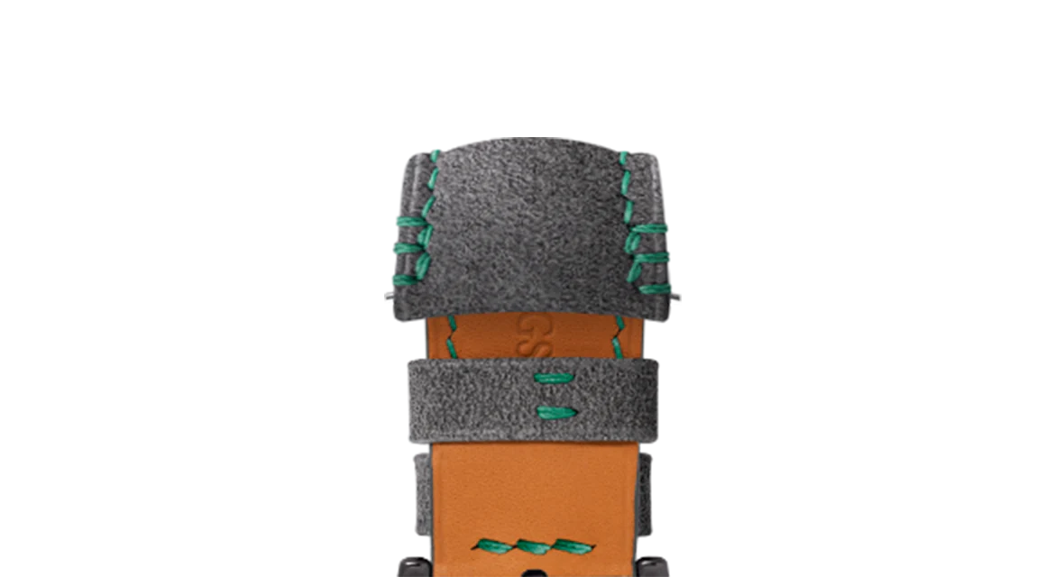 Dark Grey Alcantara (Green) Strap for MB&F MAD1 - Image 13