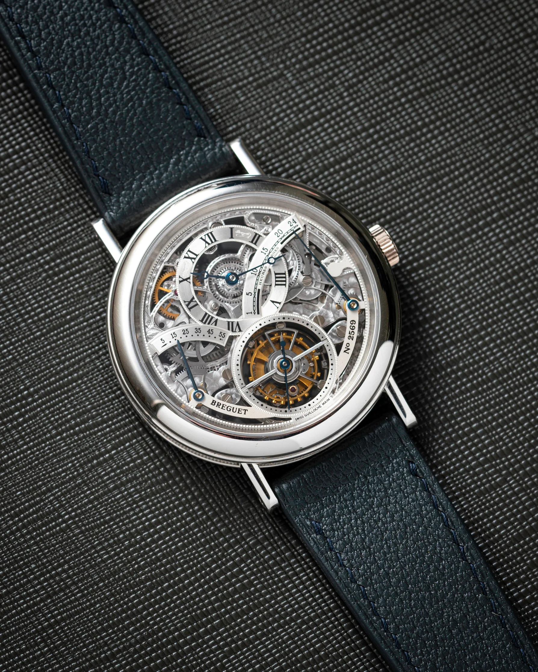 Dark Grey Chevre Slim Strap - Image 2