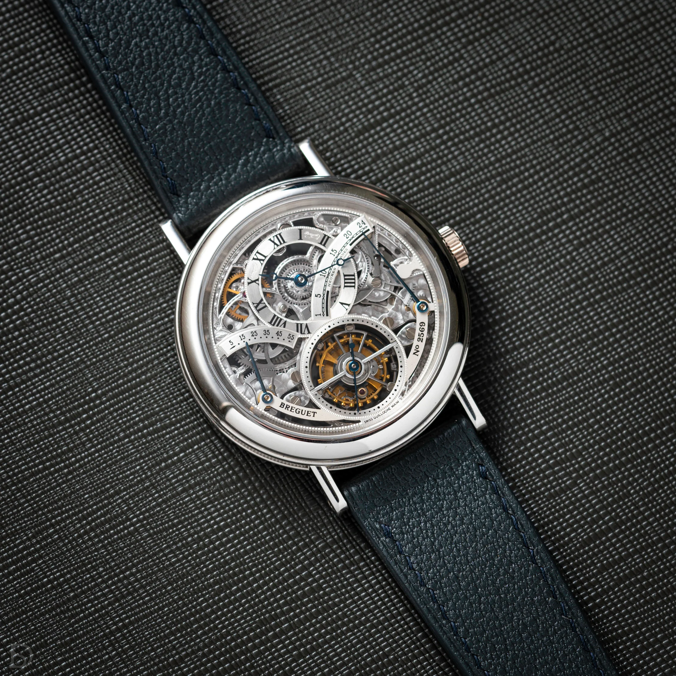 Dark Grey Chevre Slim Strap - Image 3