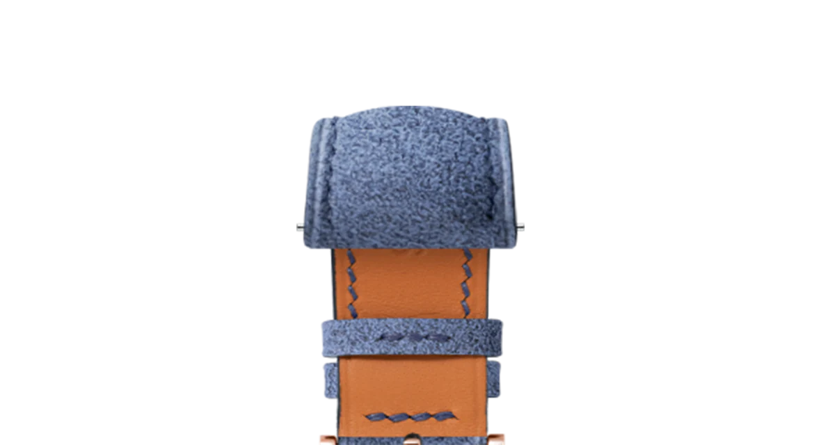 Denim Alcantara Signature Strap - Image 7