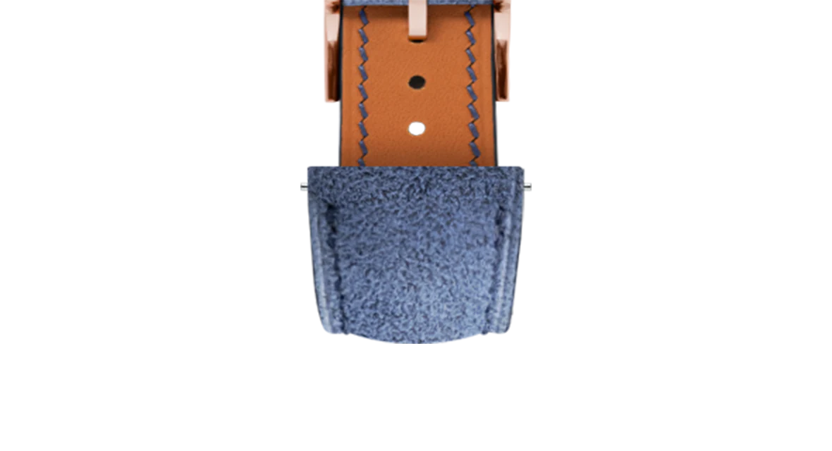 Denim Alcantara Signature Strap - Image 8