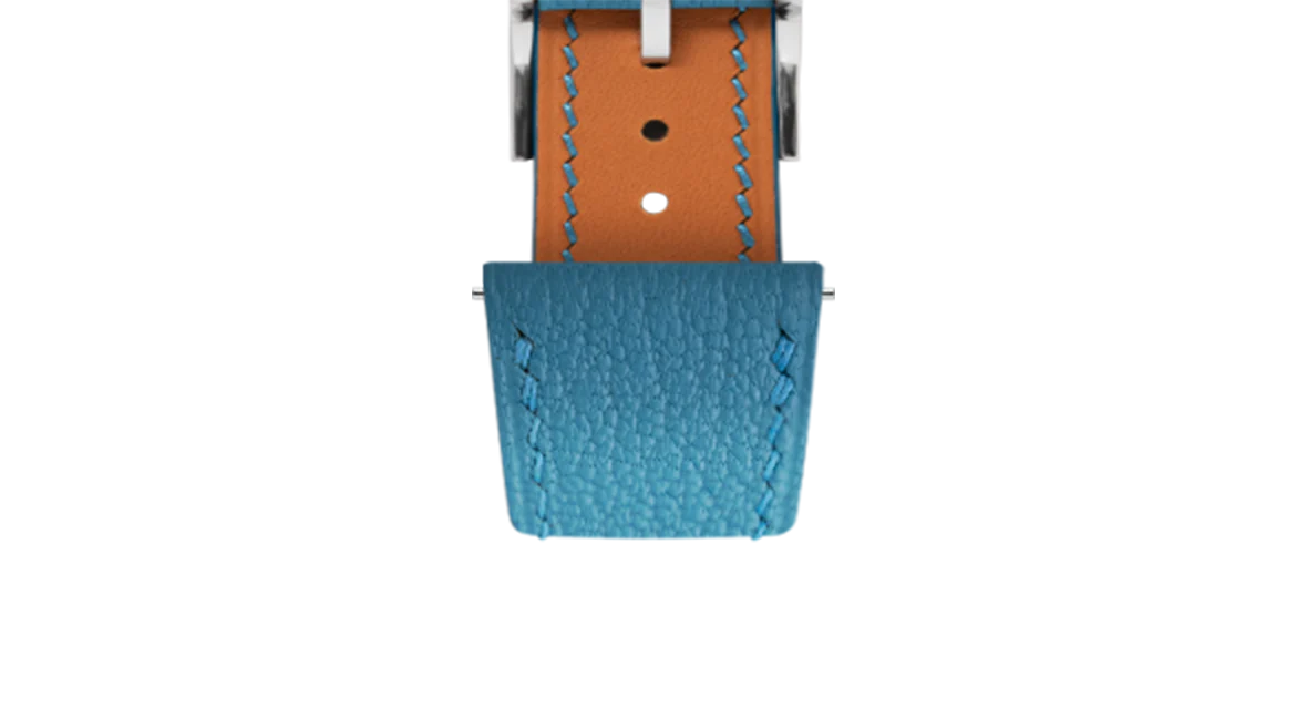 Overstock: Denim Chevre Slim Strap - Image 5