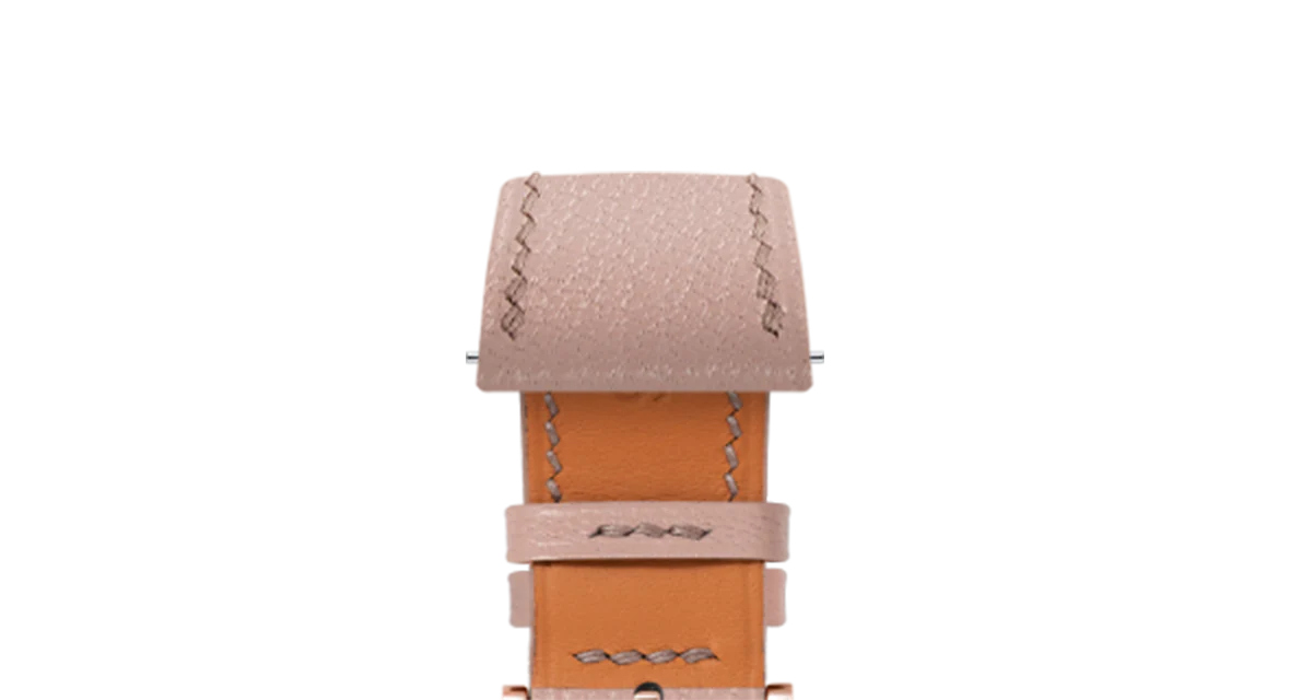 Dusty Pink Chevre Slim Strap - Image 8