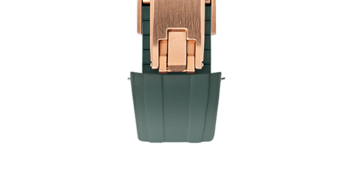 Emerald Green CTS Rubber Strap for Omega Speedmaster & Swatch MoonSwatch - Image 12
