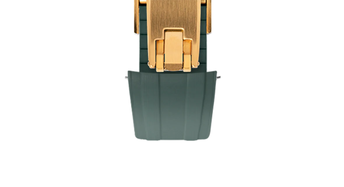 Emerald Green CTS Rubber Strap for Omega Speedmaster & Swatch MoonSwatch - Image 16