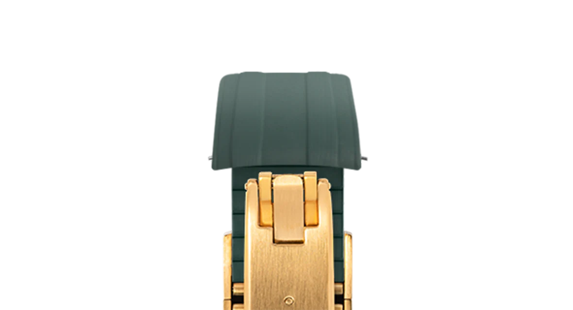 Emerald Green CTS Rubber Strap for Omega Speedmaster & Swatch MoonSwatch - Image 17