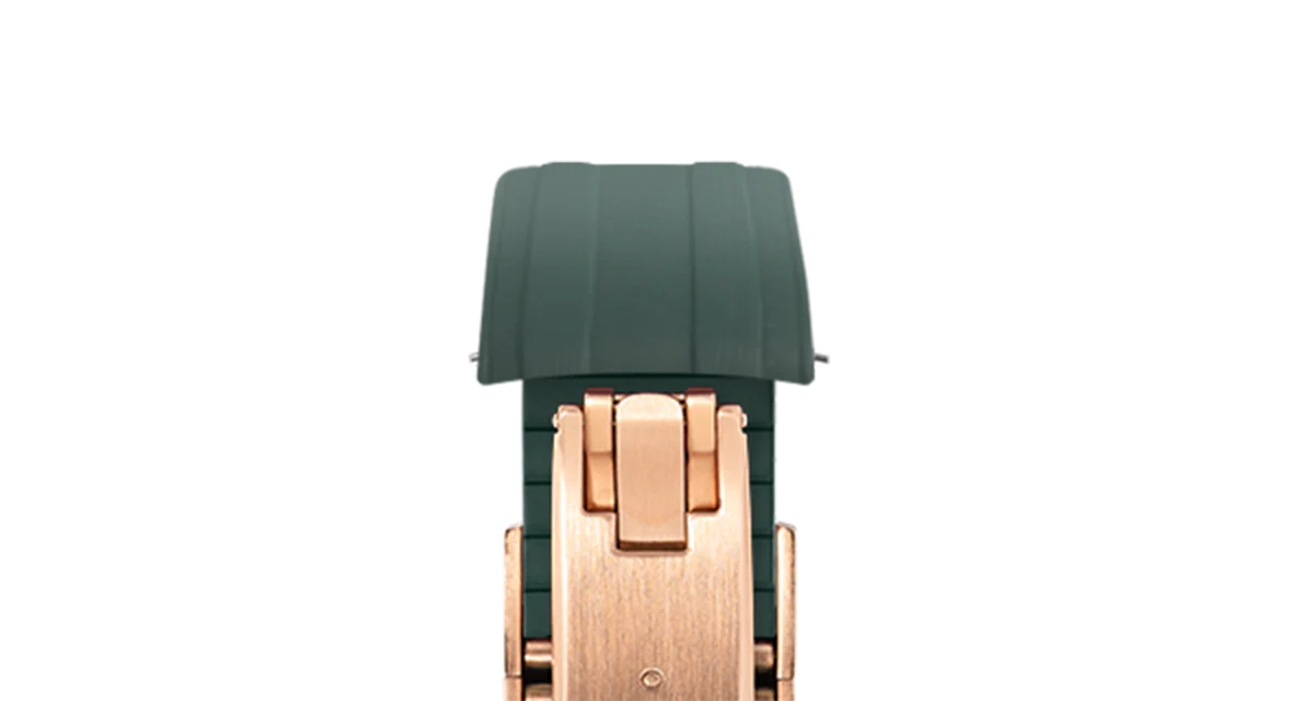 Overstock: Emerald Green CTS Rubber Strap for Omega Speedmaster - Image 8