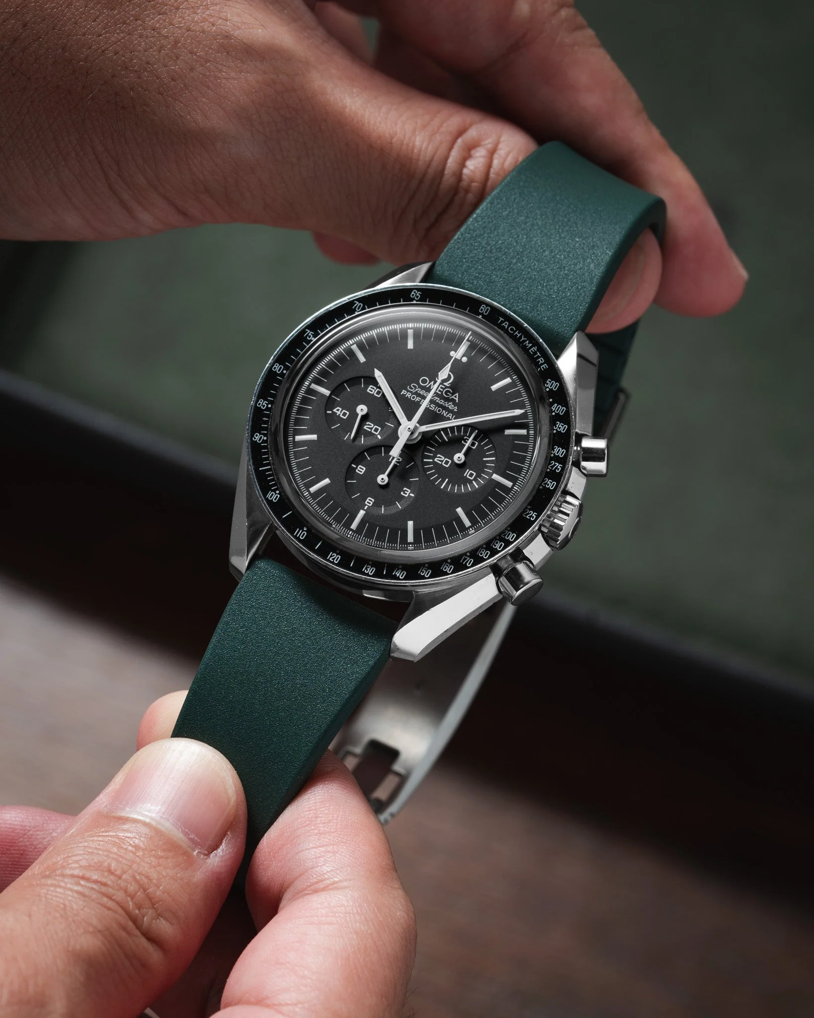 Emerald Green CTS Rubber Strap - Image 4