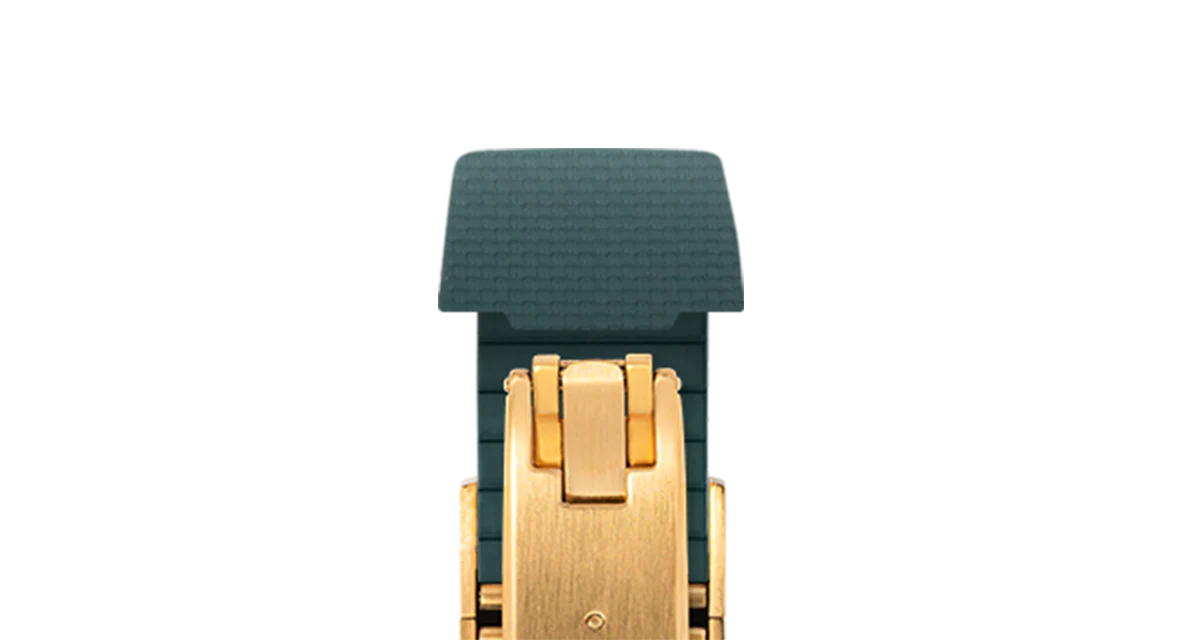 Emerald Green Sailcloth CTS Rubber Strap for Atelier Wen Perception - Image 10