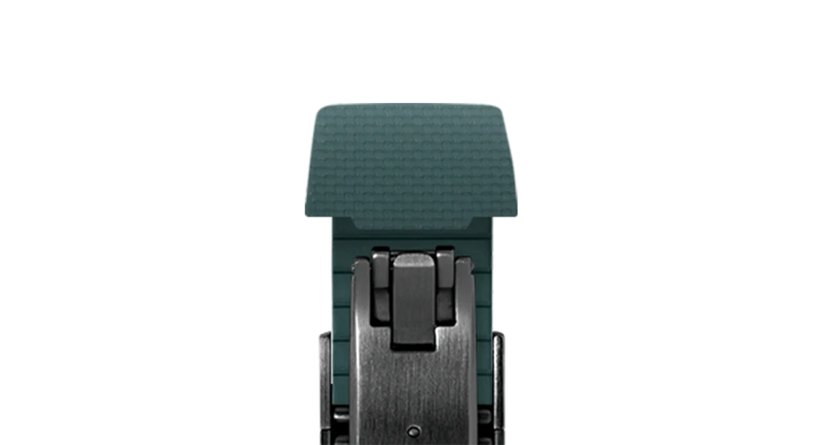 Emerald Green Sailcloth CTS Rubber Strap for Atelier Wen Perception - Image 12