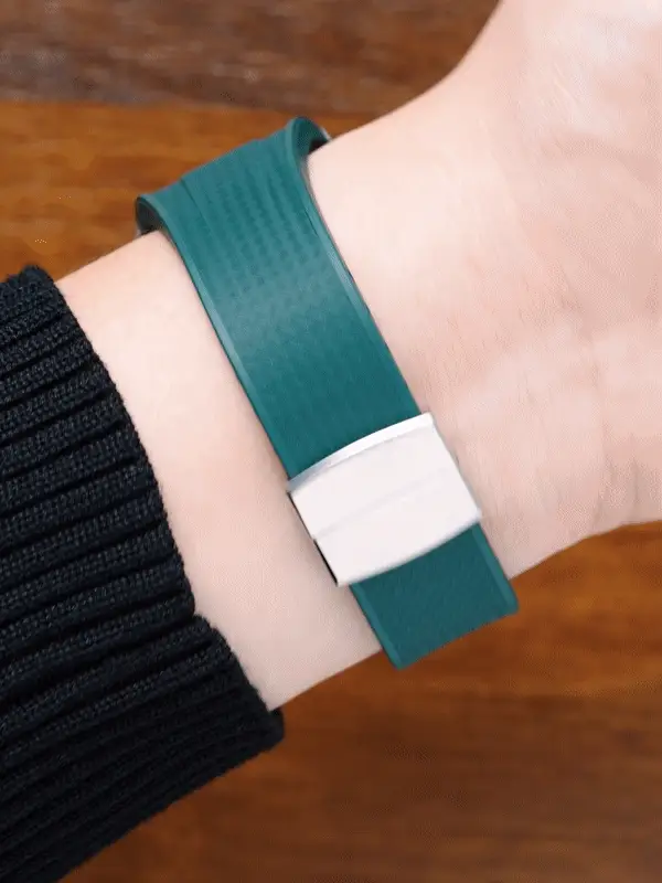 Emerald Green CTS Rubber Strap for Tissot PRX - Image 10