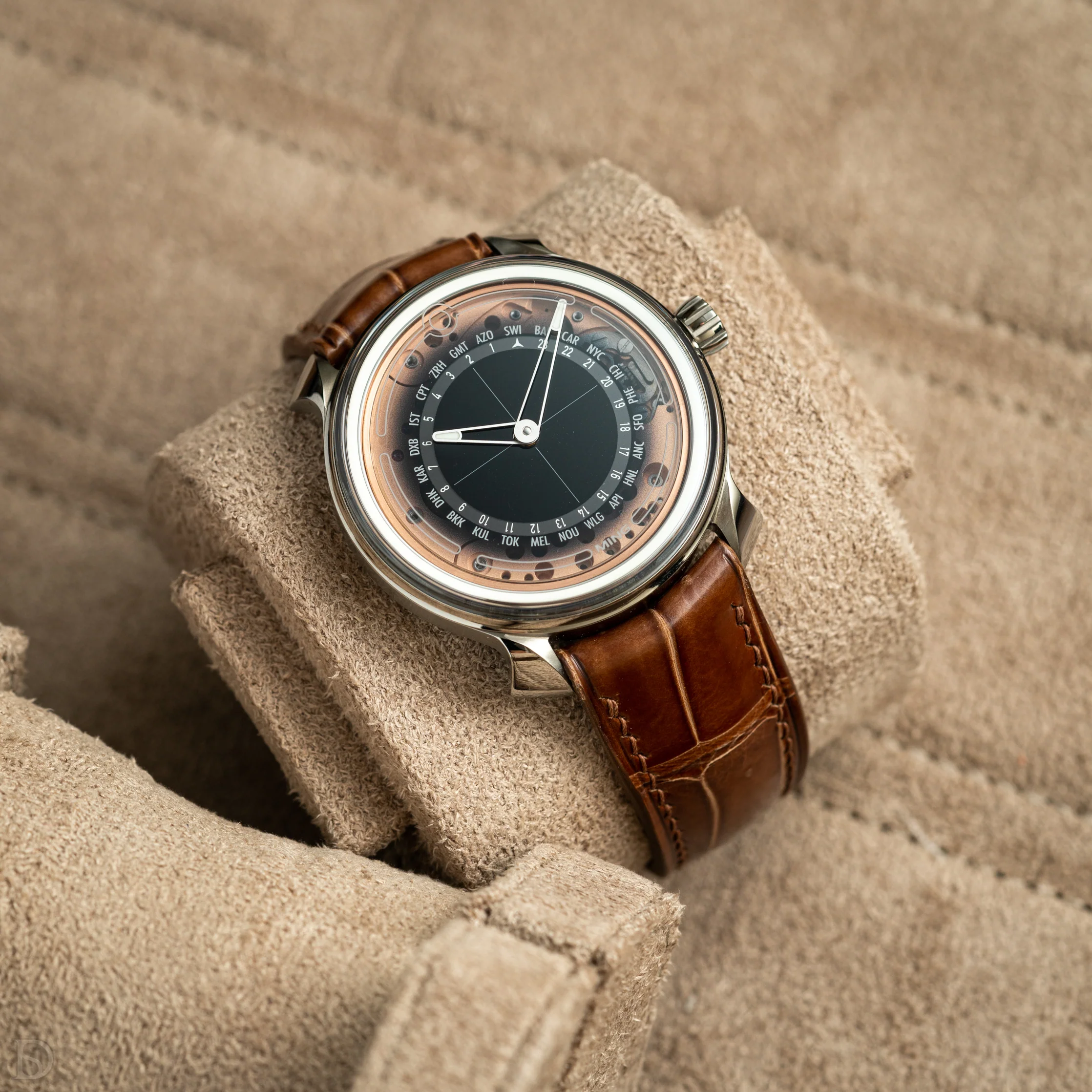 Glossy Caramel Crocodile Signature (Curved) Strap - Image 4