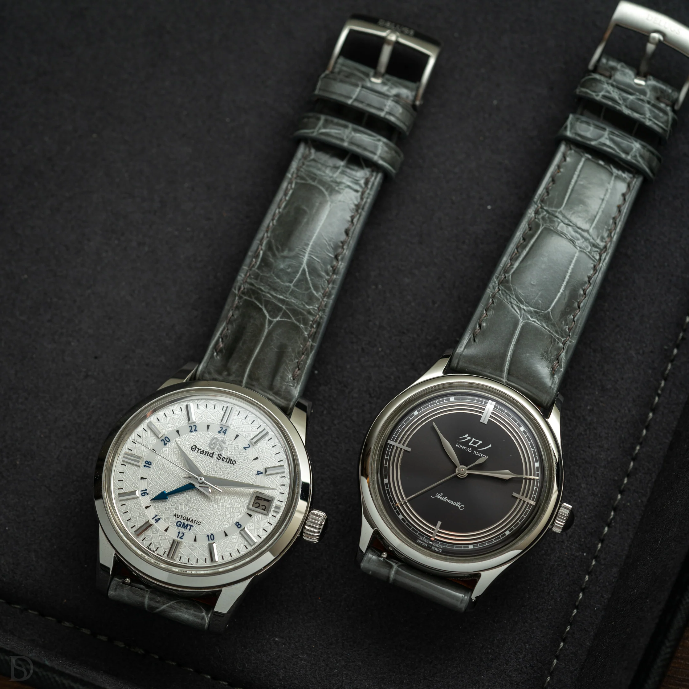 Glossy Grey Crocodile Signature Strap - Image 4
