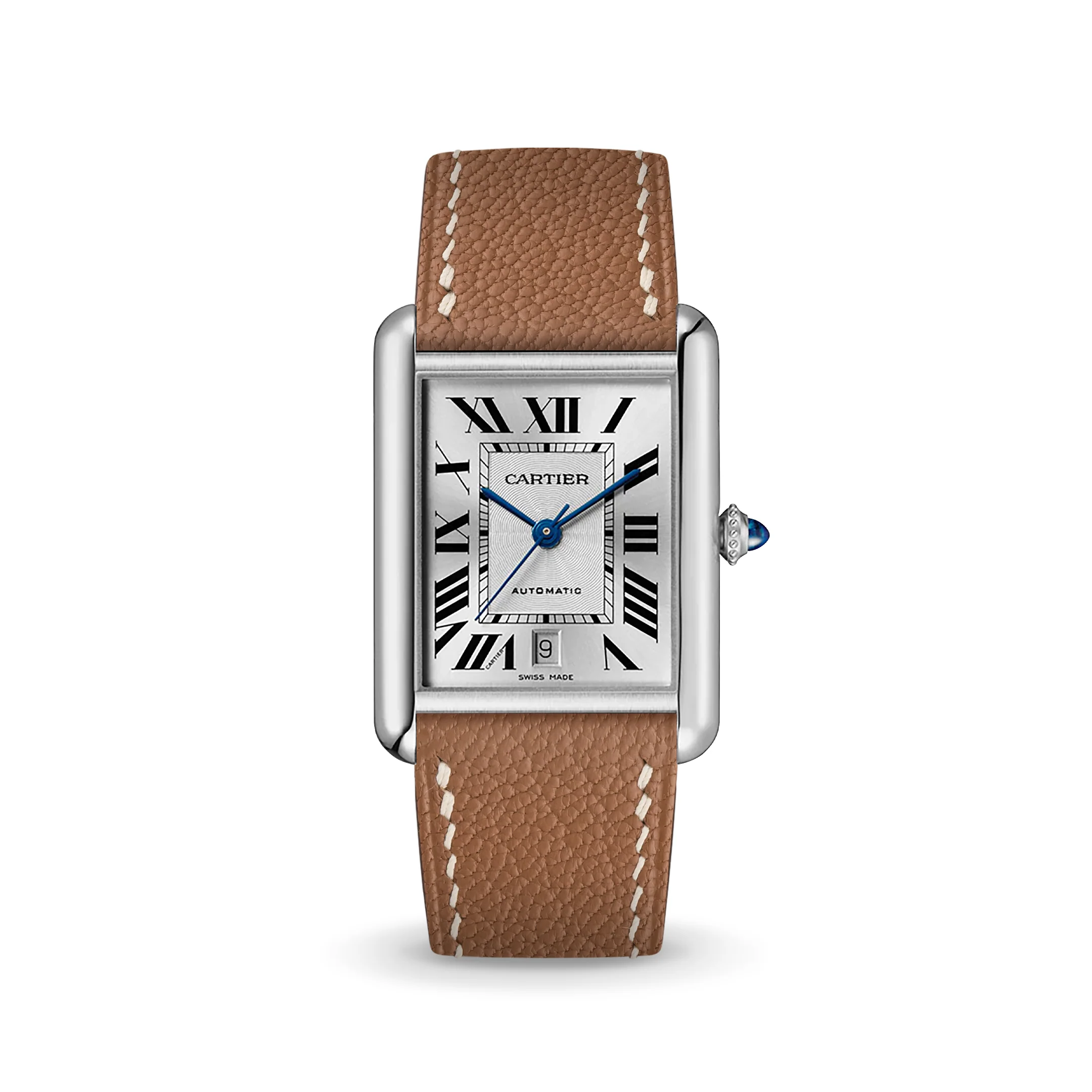 Gold Chevre Strap for Cartier Tank