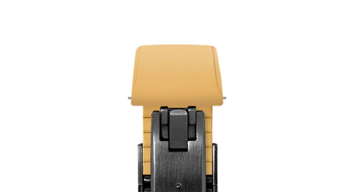 Gold CTS Rubber Strap for Cartier Santos de Cartier - Image 12