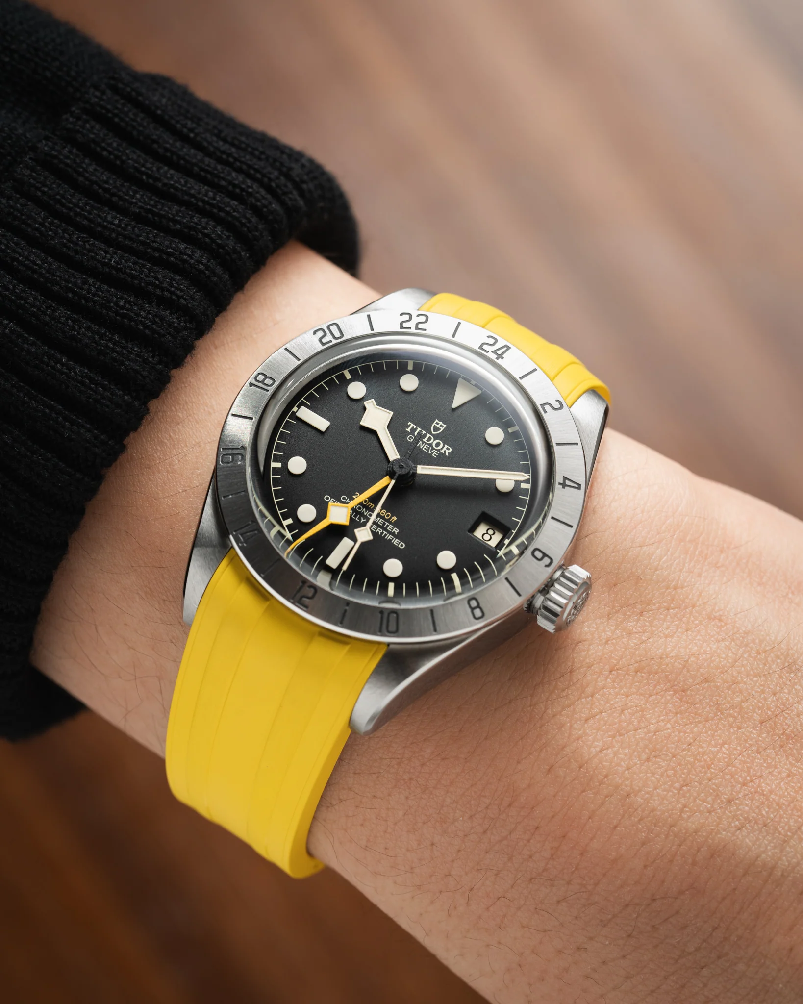 Yellow CTS Rubber Strap for Tudor BB Pro - Image 2