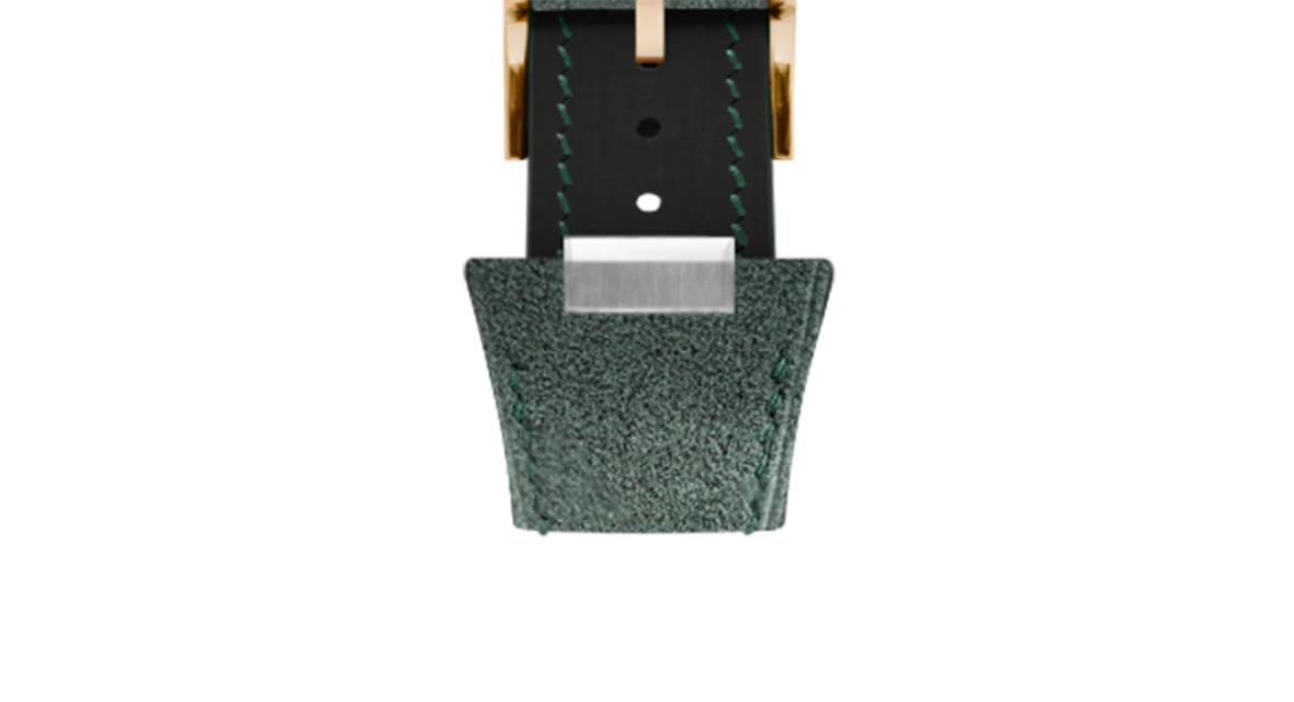 Green Alcantara Strap for Tissot PRX - Image 9