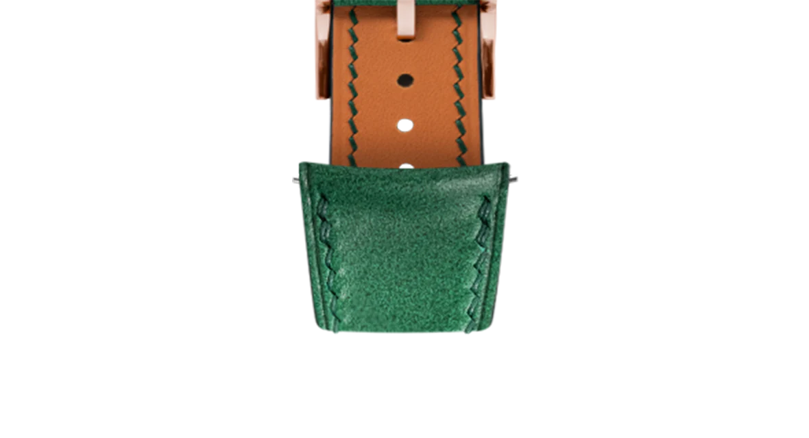 Overstock: Green Buttero Slim (Curved) Strap - Image 6