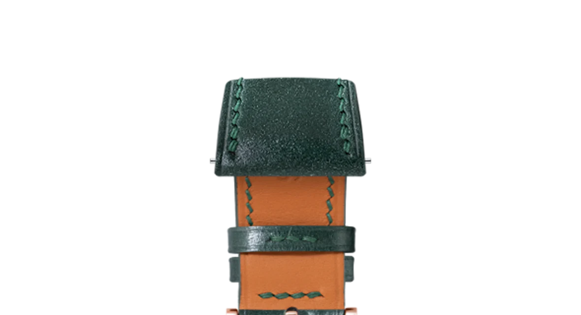 Green Shell Cordovan Slim Strap - Image 7
