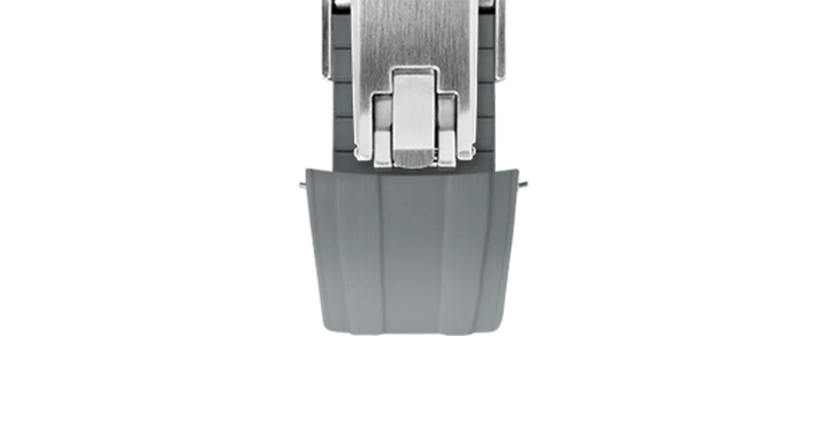 Grey CTS Rubber Strap for Omega Speedmaster & Swatch MoonSwatch - Image 12