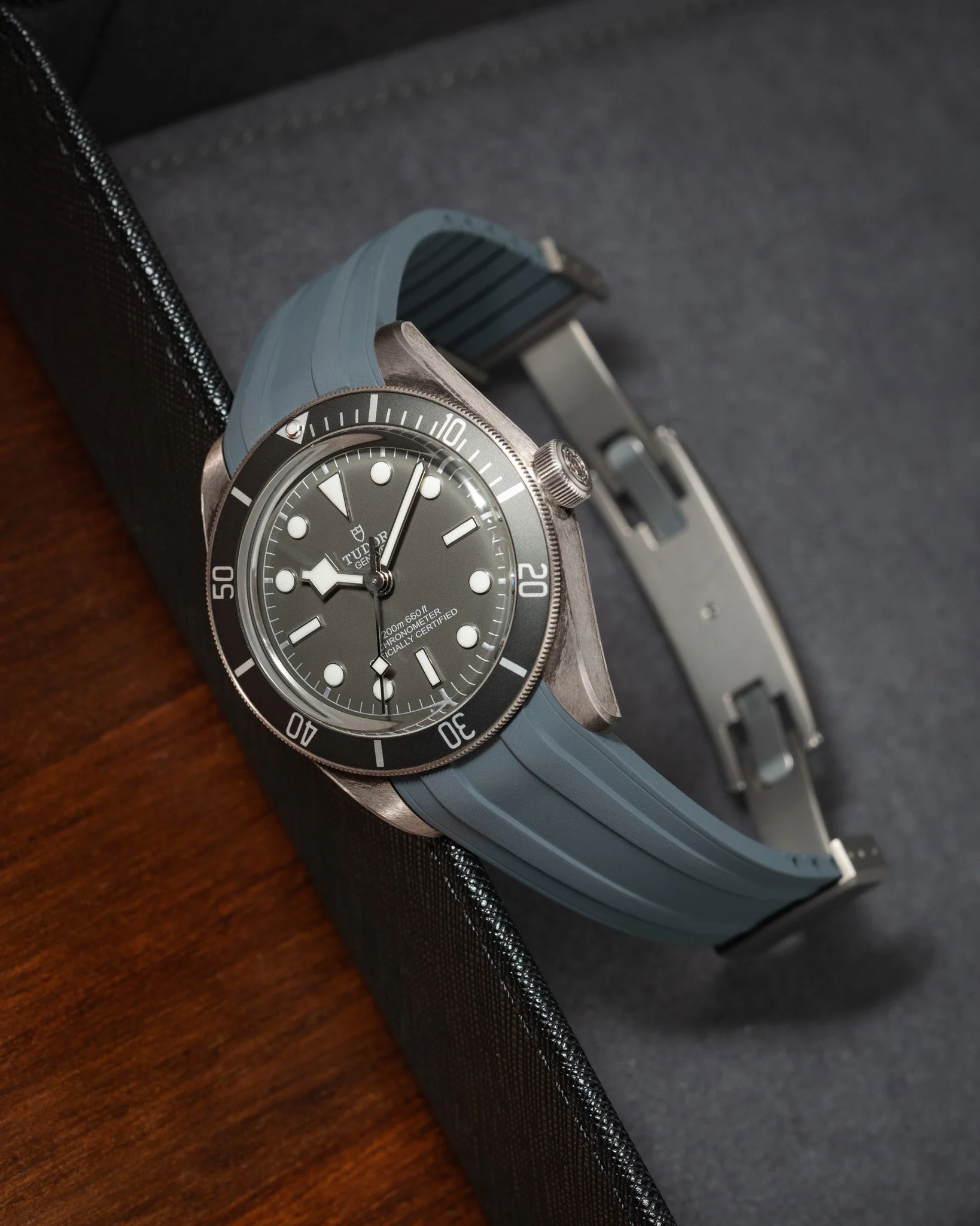 Grey CTS Rubber Strap for Tudor BB58 - Image 5