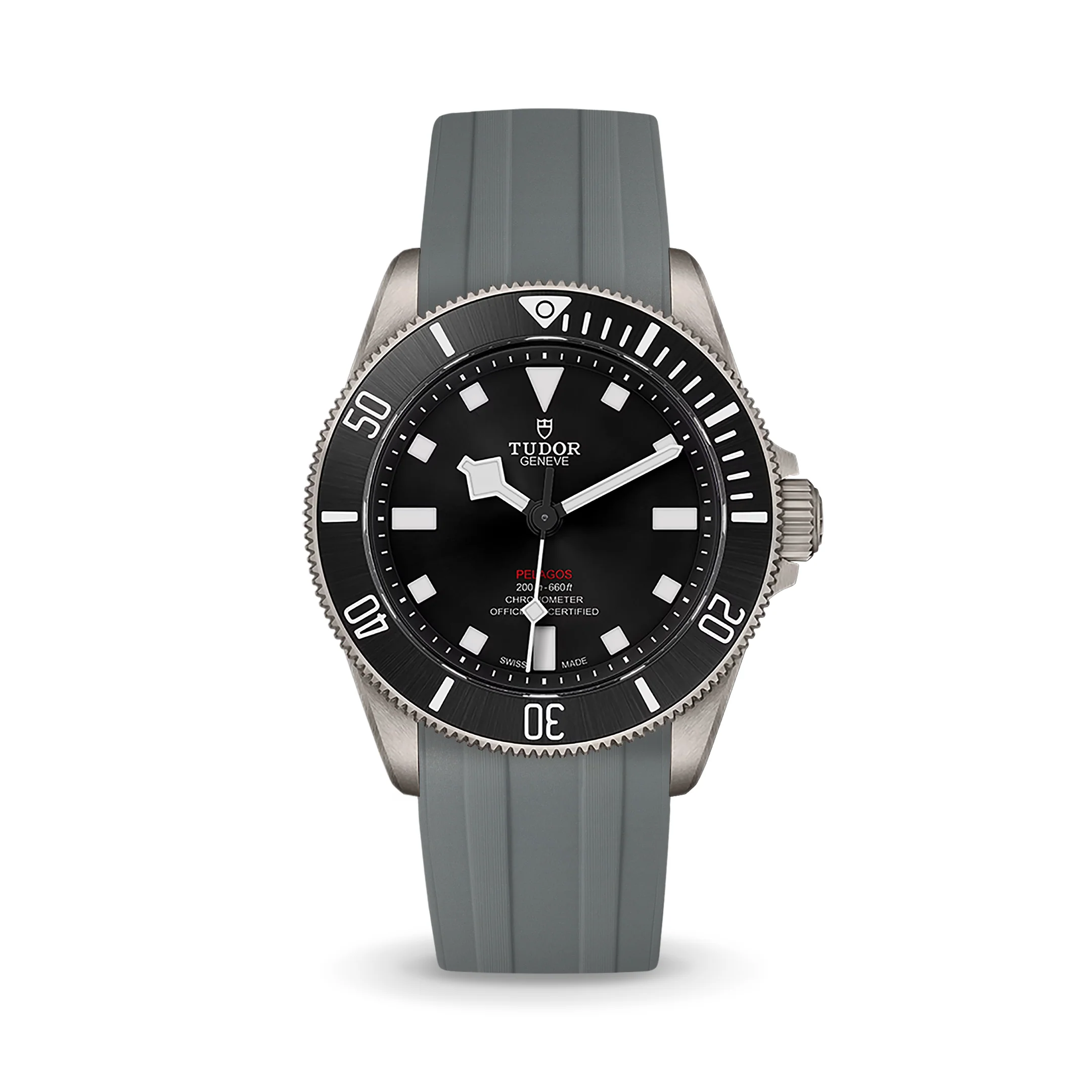 Grey CTS Rubber Strap for Tudor Pelagos 39