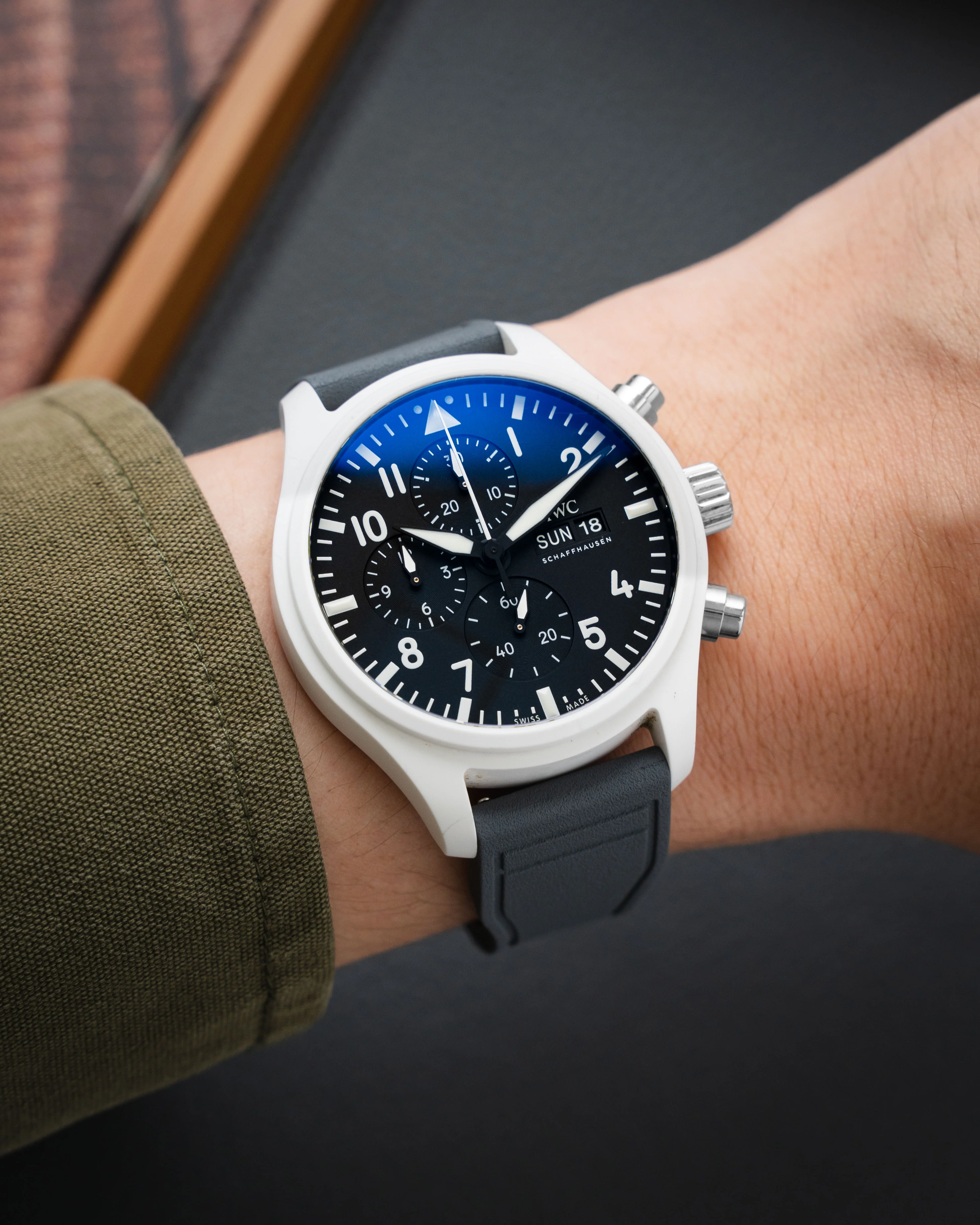Grey Pilot CTS Rubber Strap - Image 2
