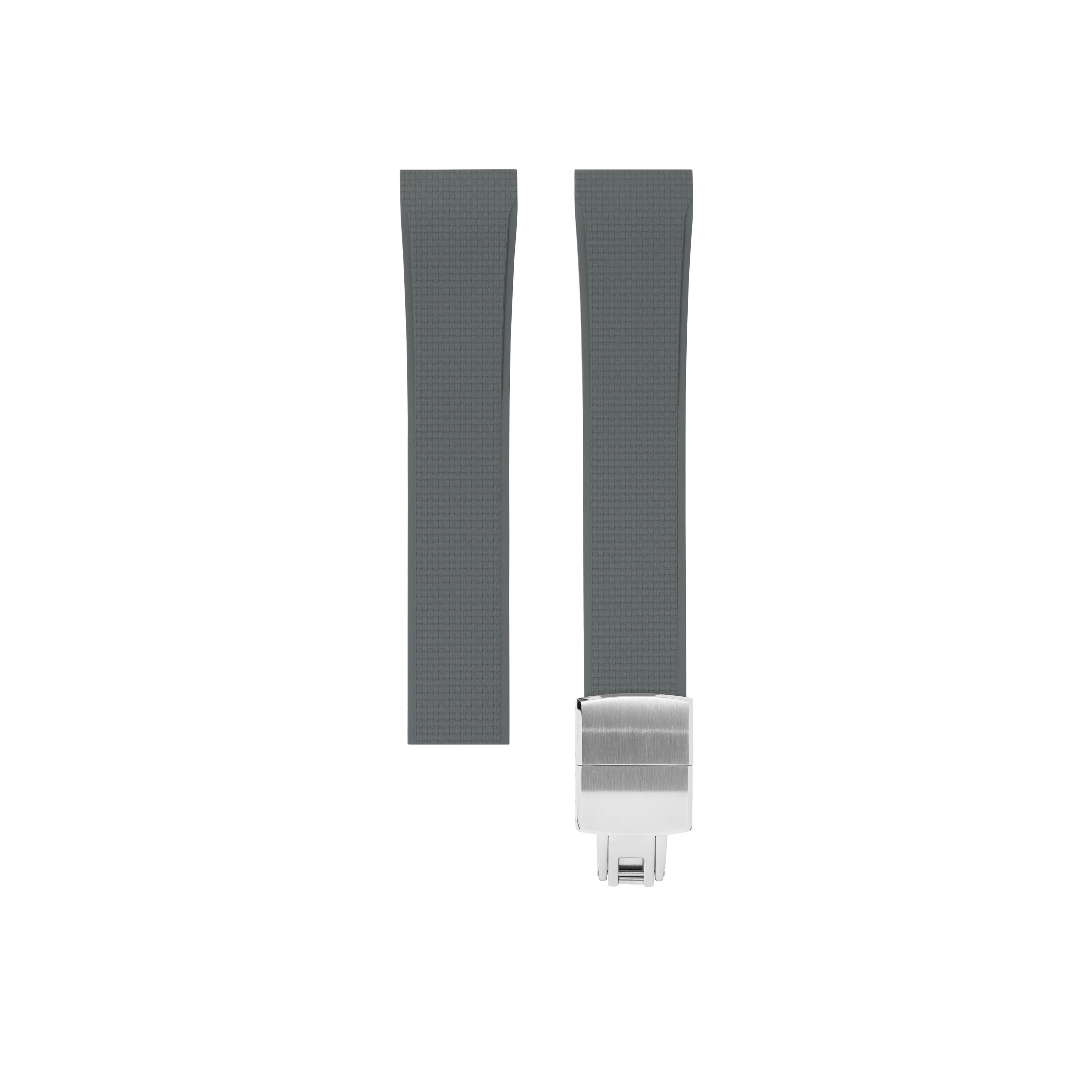 Grey Sailcloth CTS Rubber Strap for Cartier Santos de Cartier - Image 5