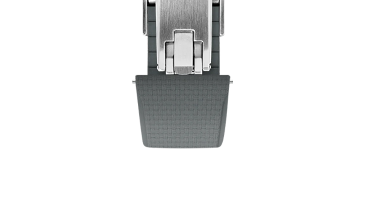 Grey Sailcloth CTS Rubber Strap for Cartier Santos de Cartier - Image 7