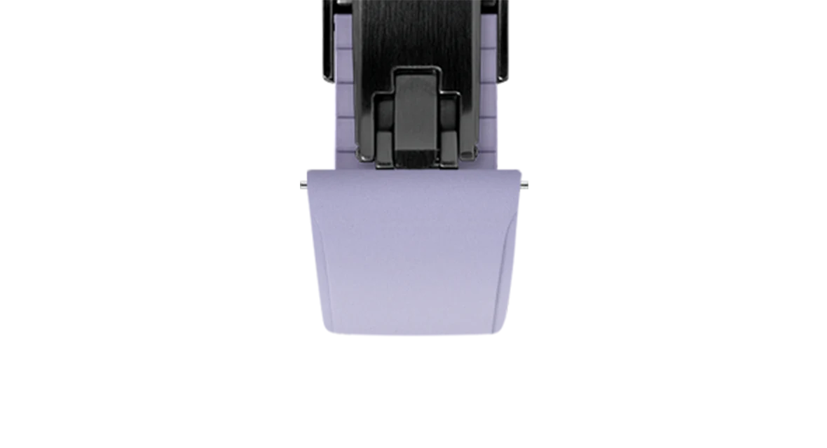 Lavender CTS Rubber Strap for Cartier Santos de Cartier - Image 13