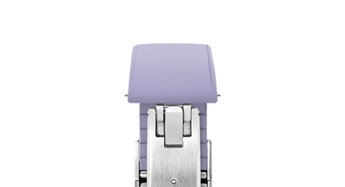 Lavender CTS Rubber Strap for Cartier Santos de Cartier - Image 6