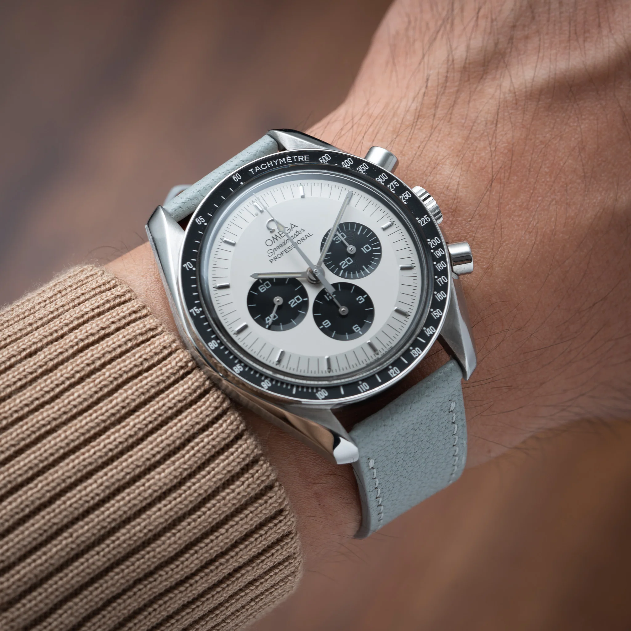 Light Grey Chevre Slim Strap - Image 6