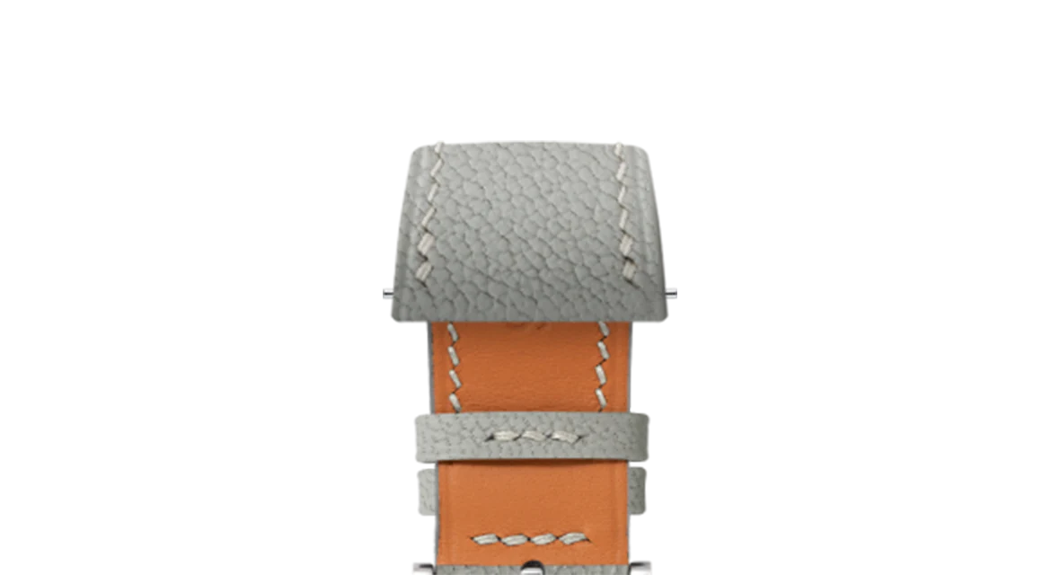 Light Grey Chevre Slim Strap - Image 7