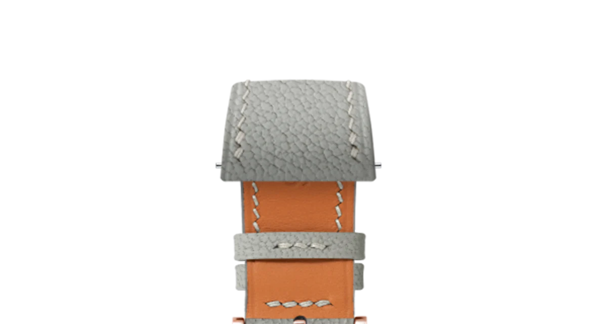 Light Grey Chevre Slim Strap - Image 9