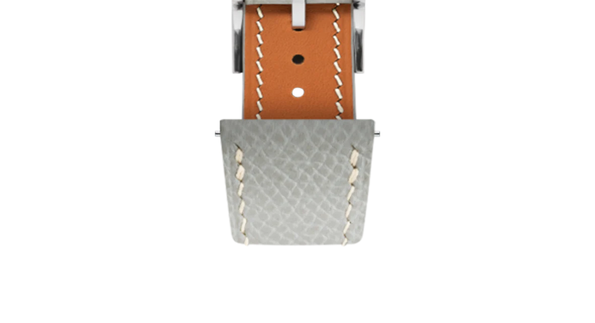 Light Grey Epsom Slim Strap - Image 6