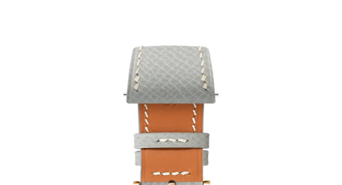 Light Grey Epsom Slim Strap - Image 9