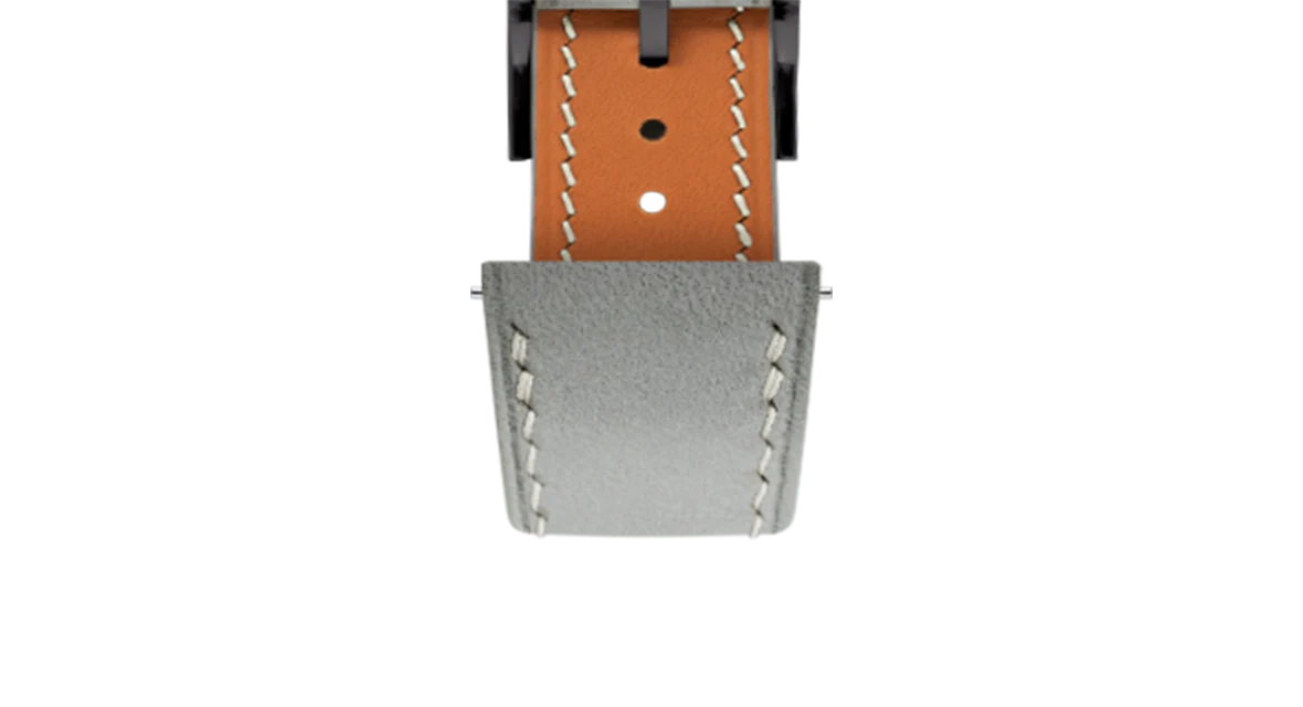Light Grey Nubuck Slim Strap - Image 12