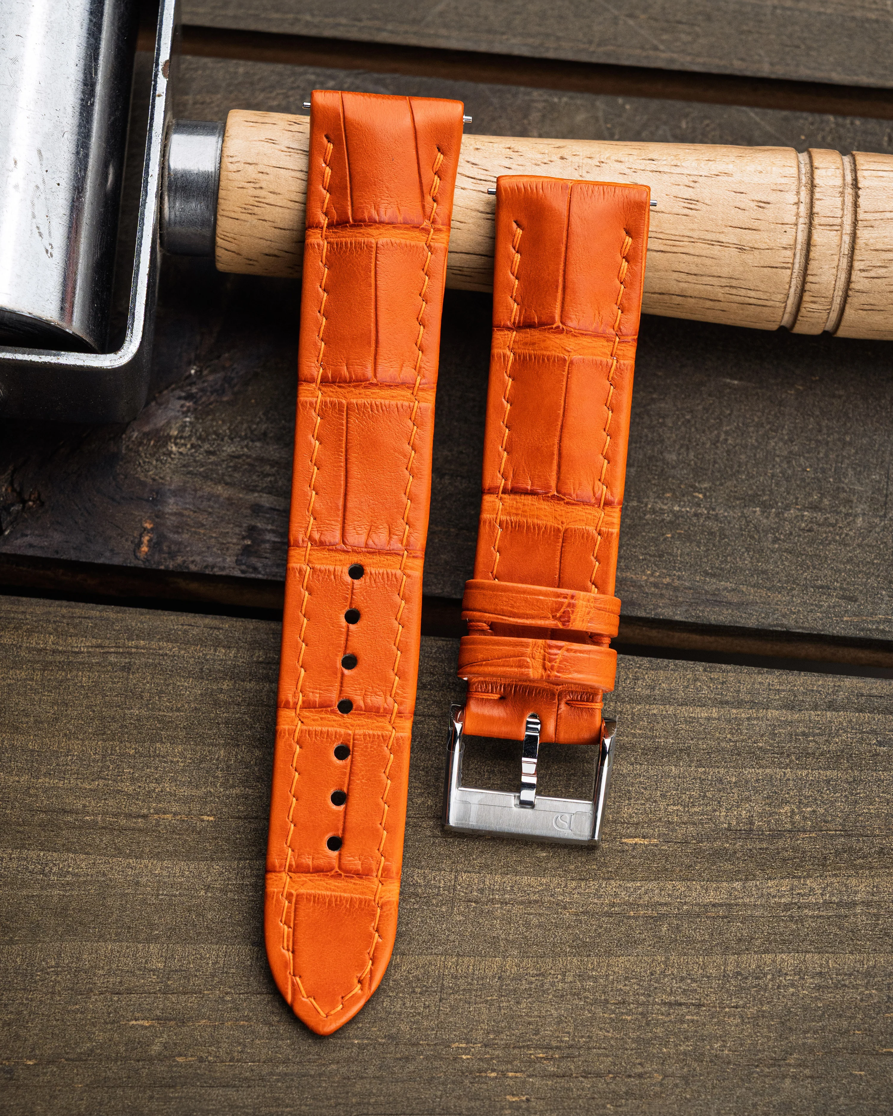 Limited Edition Custom Leather Watch Strap - Image 4