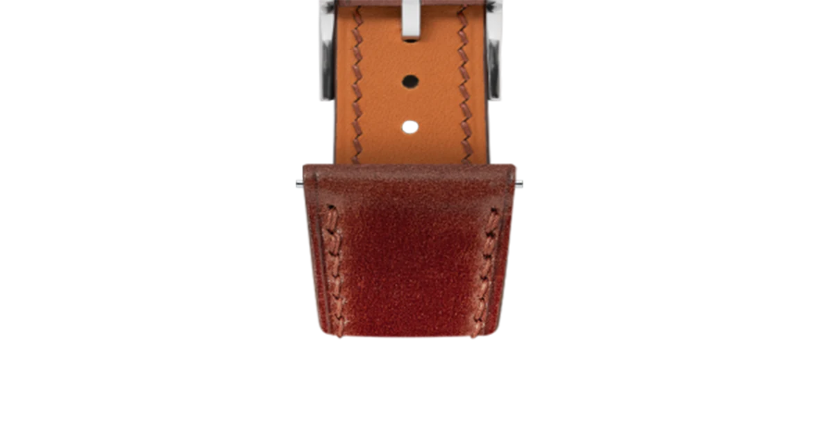 Mahogany Shell Cordovan Slim Strap - Image 12