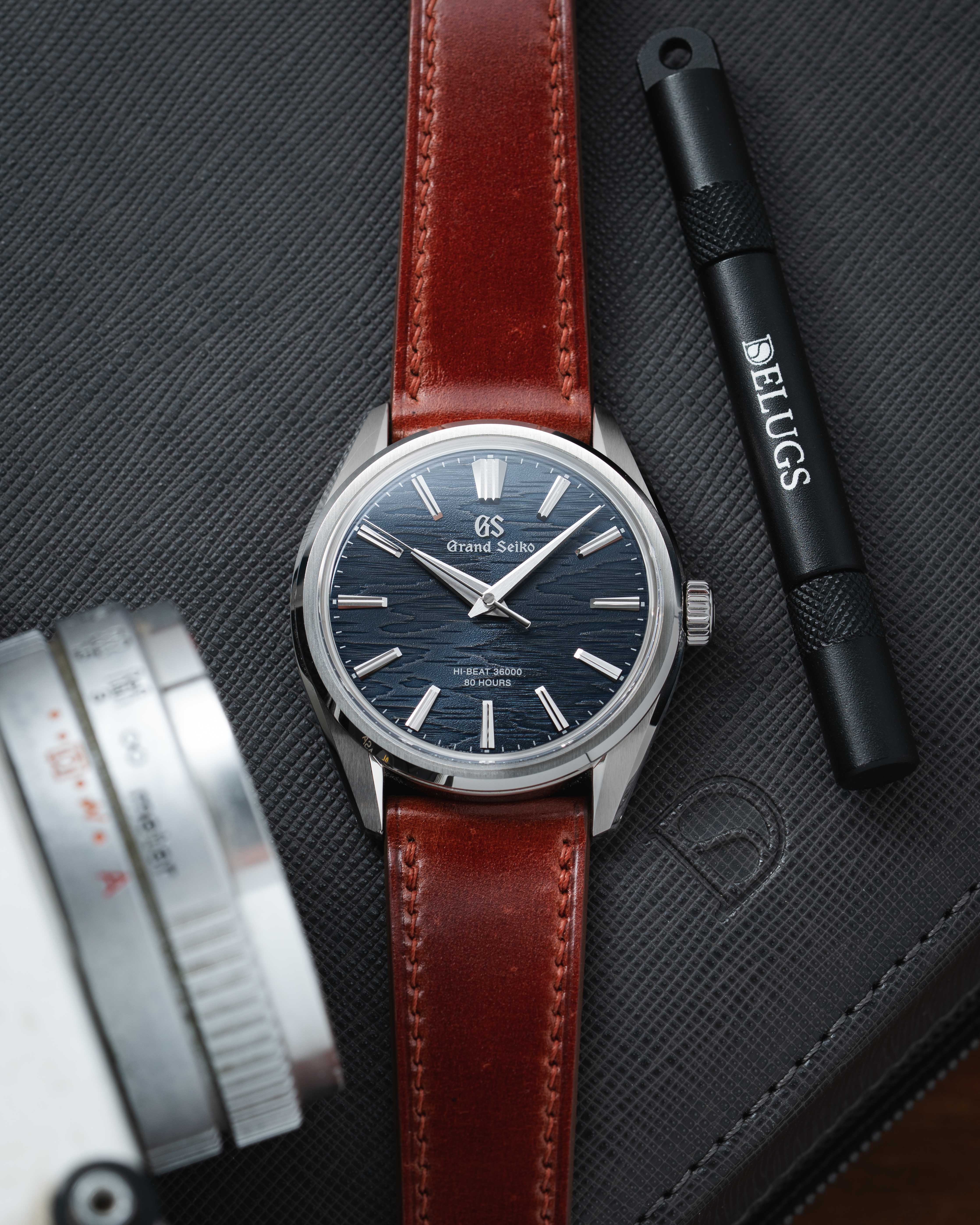 Mahogany Shell Cordovan Slim Strap - Image 4
