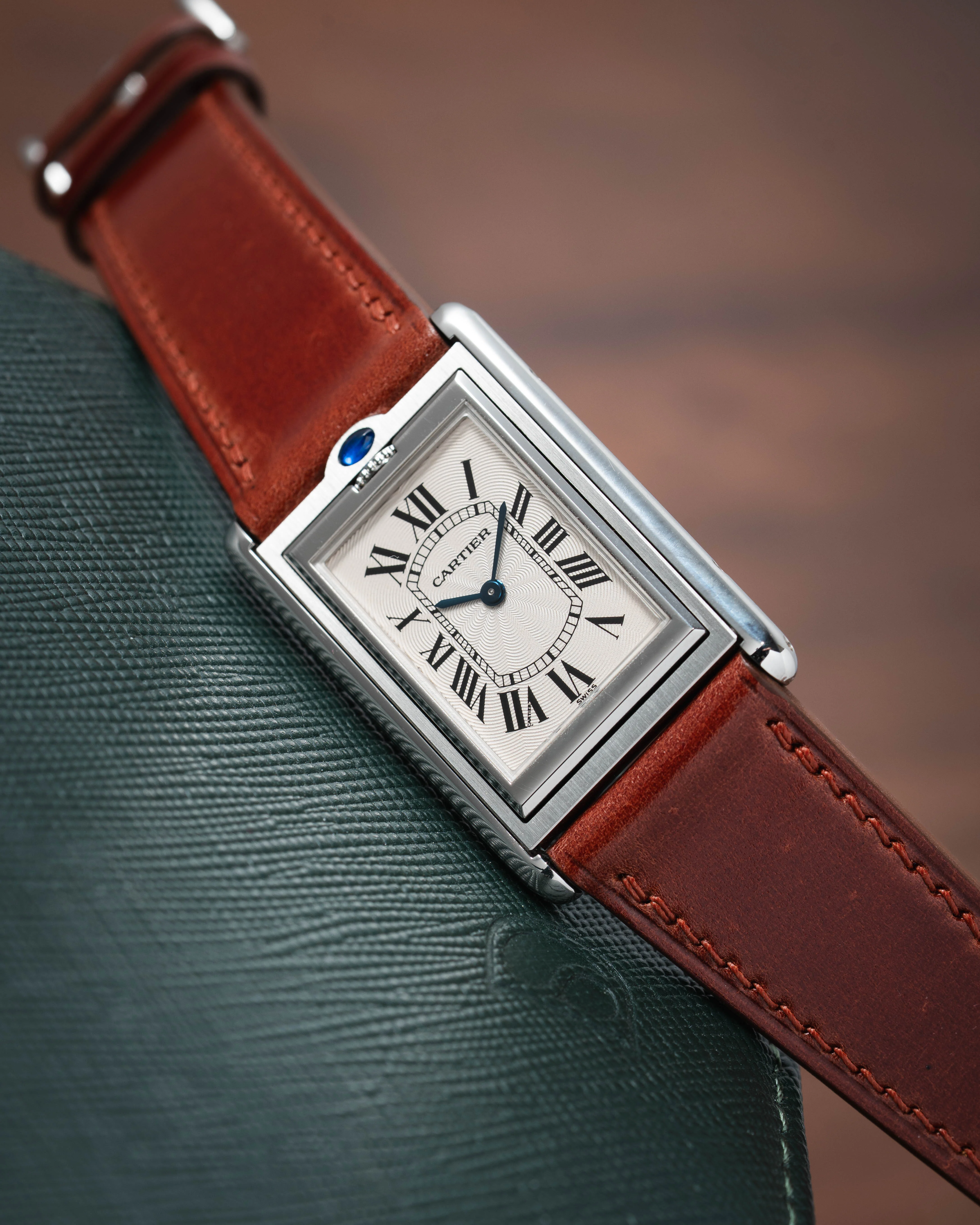 Mahogany Shell Cordovan Slim Strap - Image 7