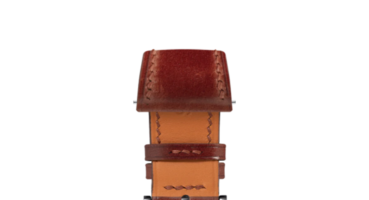 Mahogany Shell Cordovan Slim Strap - Image 9