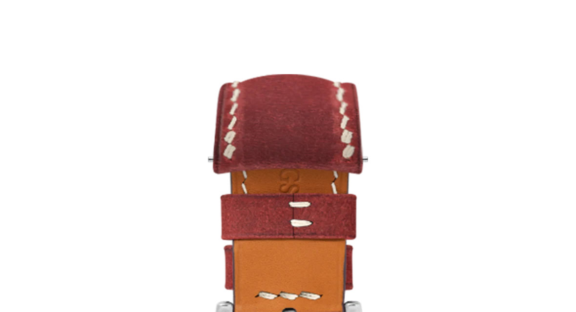 Maroon Crazy Horse Chunky Strap - Image 2