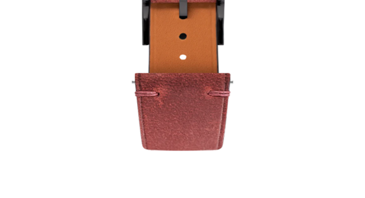 Maroon Crazy Horse Side-Stitch Strap - Image 10