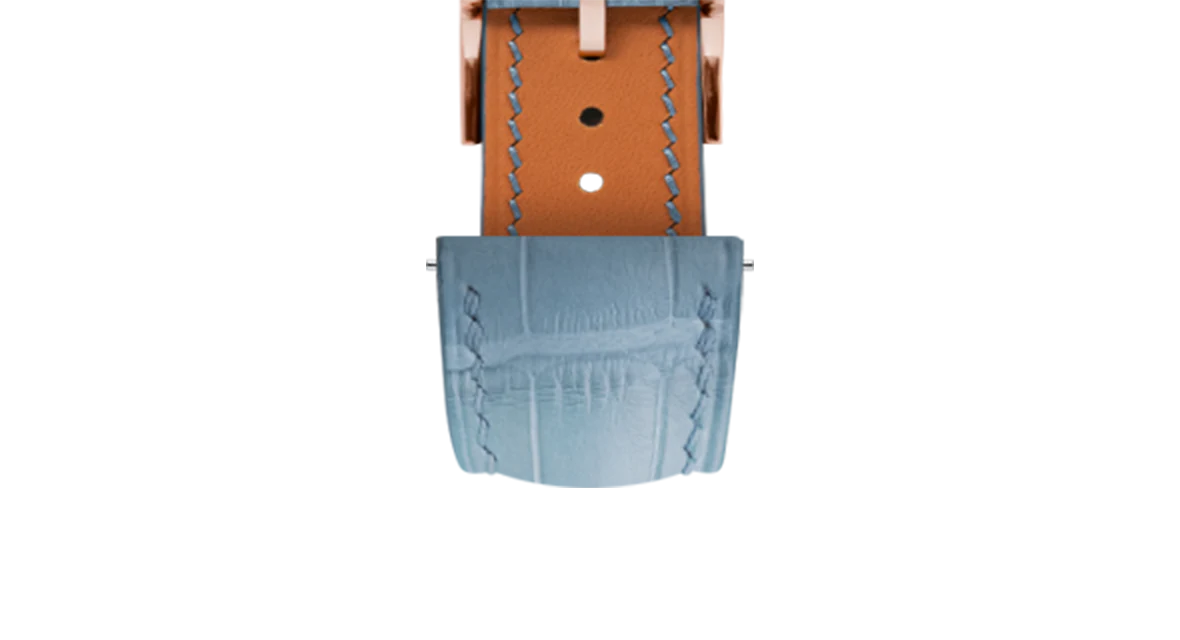 Matte Astral Blue Alligator Signature Strap - Image 8