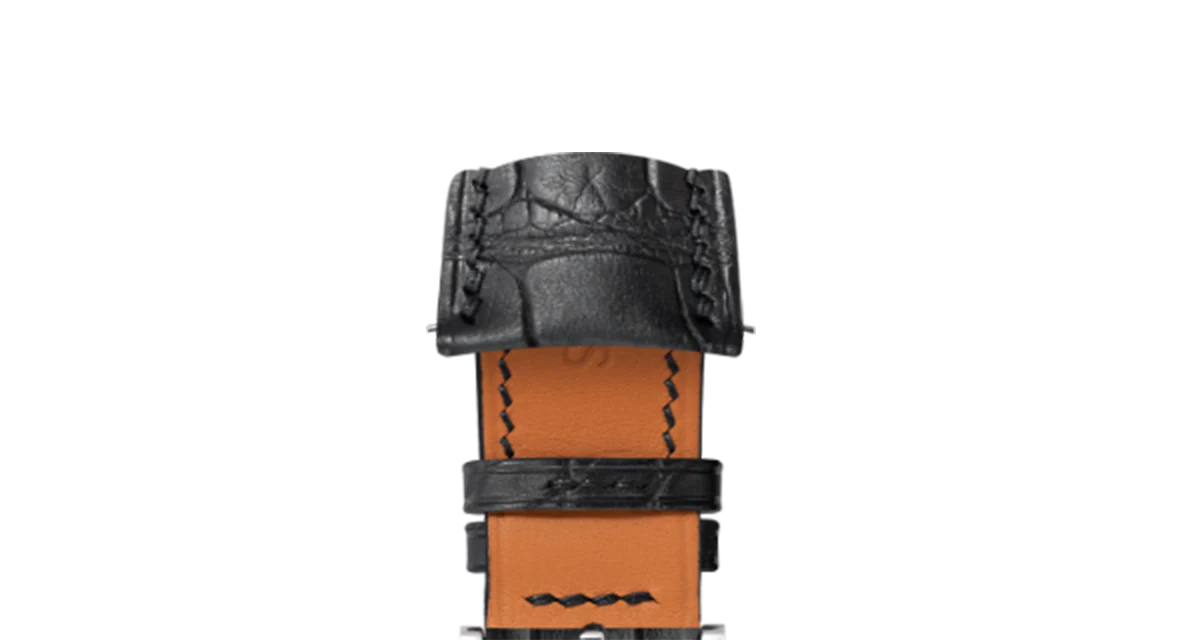 Matte Black Alligator Signature (Curved) Strap - Image 4