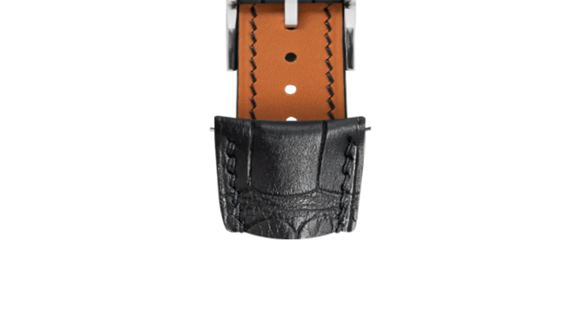 Matte Black Alligator Signature (Curved) Strap - Image 5